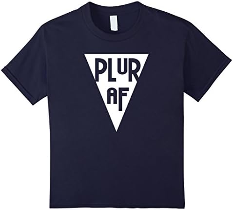 unisex-child PLUR AF EDM Music T-Shirt 6 Navy