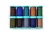 All Purpose Extra Strong Heavy Duty Bonded Sewing Thread (Fall) Great for Quilting, Leather and Denim Products. 10-Pack 50wt/3PLY, 218YD Each.
