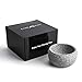 CHARMMAN Shaving Bowl for Men, Natural Granite Stone, Keep Warm Better, Easier to Lather, Exquisite Works of Shave Art（Snowflake Color）