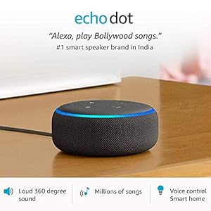 Echo Dot (3rd Gen) – Smart speaker with Alexa (Black)