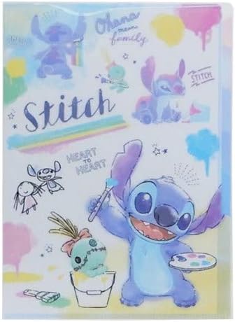 Lux-k Dd Stitch 5 Index A4 Clear Plastic Folder 50798