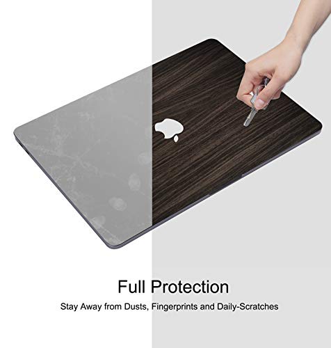Digi-Tatoo [Wood Texture] 4-in-1 MacBook Skin Decal Sticker for MacBook Pro 13 Inch w/Touch Bar (Model A1706), Full Body Protective, Removable and Anti-Scratch - Thumbnail 2