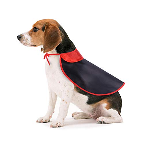 Glumes Pet Costume, Halloween Cosplay Party Vampire Cloak Pet Apparel Clothes Cat Dog Costume Dog Puppy Costume Cat Costume for Halloween Party Dress Up Accessories