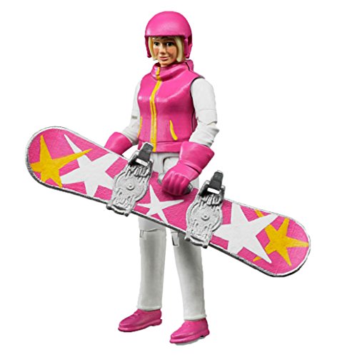 Bruder Snowboarder Woman with Accessories