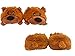 FlipaZoo SlipaZoos by Jay at Play (Alligator to Grizzly Bear / Small) - Transforming Animal Slippers Are Two Pairs in One – Plush Comfort for Your Feet and Twice the Fun for Kids and Adults