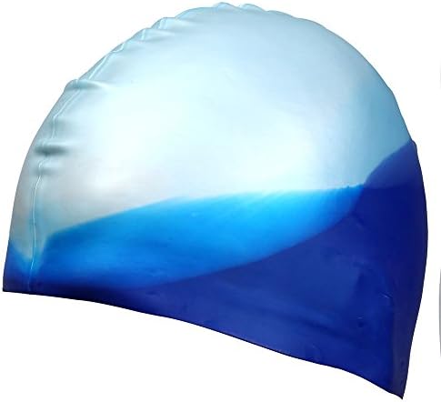 UKEE Silicone Swimming Cap 3D Silicone Design, Odorless, Non-Toxic, Silicone Elastic and Durable Swimming Cap For Adults and Men and Adults - Keep Hair Clean and Dry