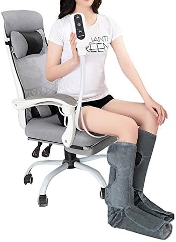 MIAOLULU Air Compression for Foot and Calf Electric Circulation Massage with Handheld Controller - Therapy for Muscle Circulation
