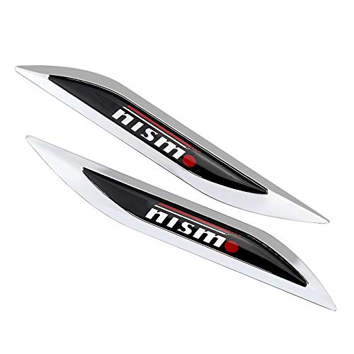 Car Styling Metal Emblem Badge Decal Car Side Stickers Nismo Logo For Nissan Qashqai Tiida Almera Skyline 350-z Juke Note Sunny