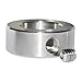 KZNANZN 5/8 Inch Bore Shaft Collar Stainless Steel Silvery Out Diameter 1.125 inches for DIY 4Pcs