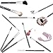 Qivange Makeup Brushes 12 PCS Makeup Brush Set Liquid Foundation Primer Face Blush Makup Kit for Women Girls Gift