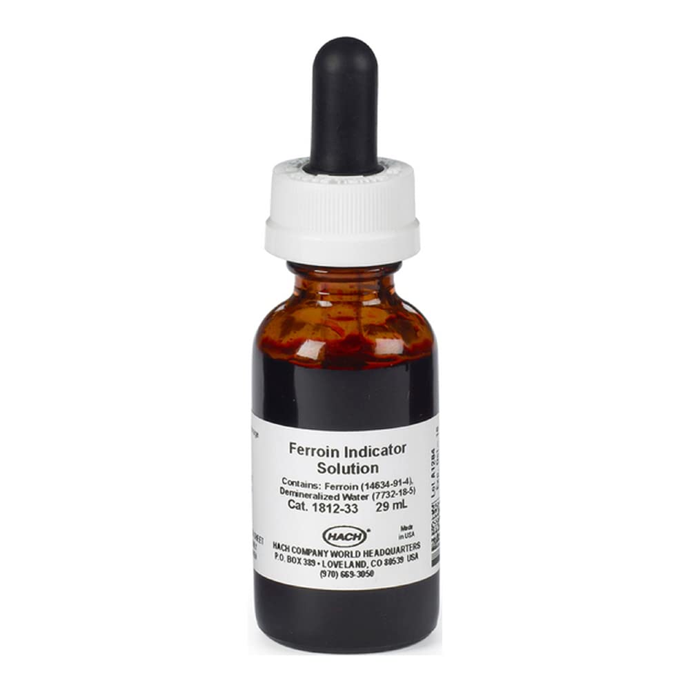 Hach 181233 Ferroin Indicator Solution, 29 mL DB