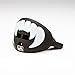 LOUDMOUTHGUARDS Vampire Fang Football Mouth Guard - Stealth Black - Comes with Face Mask Strap - Great Air Flow Pacifier Mouthpiece