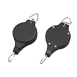 Adjustable Hanger, Heavy Duty Pull Down JUNERAIN Hanging Flower Basket for Garden Baskets Pots and Birds Feeder Hanging Basket Pack of 2