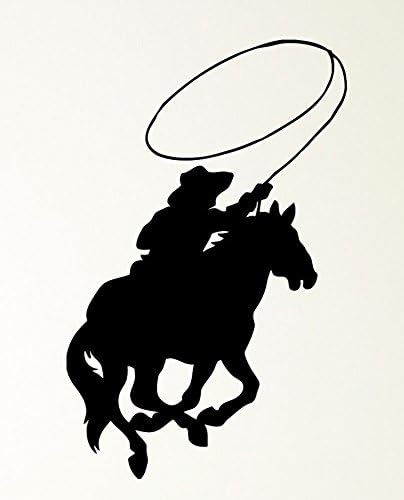 Cowboy Horse Man Rider Lasso Hat Wild West Rubber Stamps custom stamps rubber