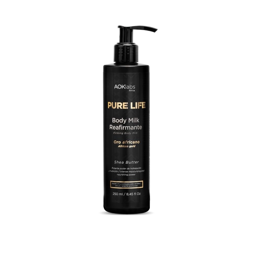 AOKlabs - Body Milk Firming Moisturising Body Cream I Antioxidant, Moisturising and Absorbent Properties for All Skin Types I High Percentage Shea Butter I 250 ml