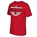 Adidas Balled Out S/Go-To Tee, Large, Red