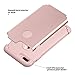 ULAK iPhone 7 Plus case, Slim Heavy Duty Cases Dual Layer Shock-Absorption Hybrid TPU Bumper Hard PC Protective Cover for Apple iPhone 7 Plus-Rose Gold
