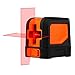 SUAOKI L12R Cross Line Laser Self-Leveling Horizontal and Vertical Line Laser Level (Battery Included)