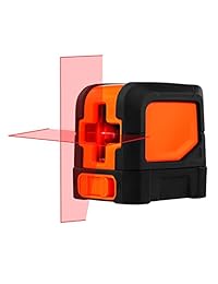 Suaoki Mini self leveling Cross Line Nivel láser, precisión de ± 1 9 inch at 30 ft de nivelación (pilas incluidas)