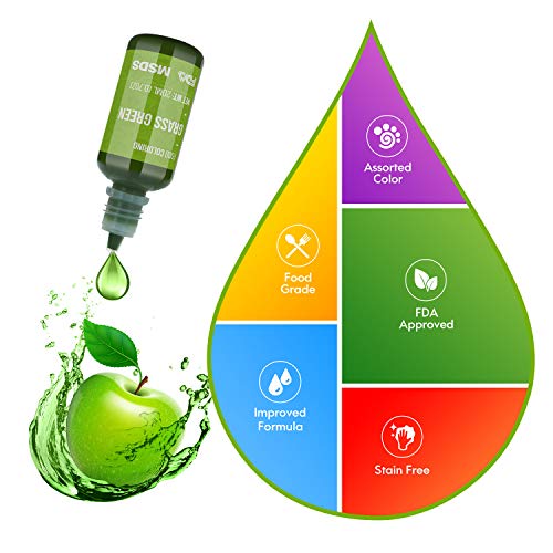image for 6 Color Cake Food Coloring Set, Nomeca Food Grade Vibrant Food Color L