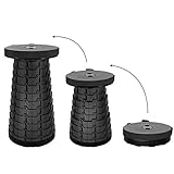 VICKERT Retractable Folding Stools Sturdy Portable Lightweight Plastic Stool for Camping Adults Kids,Collapsable Stool Portable for Indoor Outdoor Travel Camping Climbing Fishing Garden BBQ