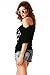 ANGVNS Women's Short Sleeve Off Shoulder White Cotton Top T-shirt Blouse