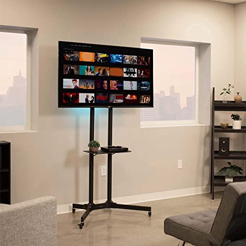VIVO Mobile TV Cart for 32 to 83 inch Screens up to 110 lbs, LCD LED