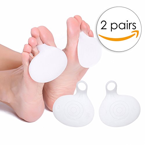 Buy Mortons Neuroma Foot Pads 2Pair Pack of Gel Forefoot Pads for Instant Pain Ball of Foot