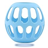 Kinps® High temperature resistant & organic material & Anti-drop and Anti-explosion Baby Bottle Holder baby Nursing Bottle Protector (Large, Blue)