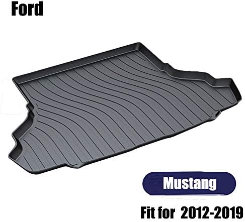 Toogou Car Boot Pad Carpet Cargo Mat Trunk Liner Tray Floor Mat Tray Floor Carpet For Ford 2010 2012 2013 2014 2015 2016 2017 2018 TPO material (Mustang 2012-2019)