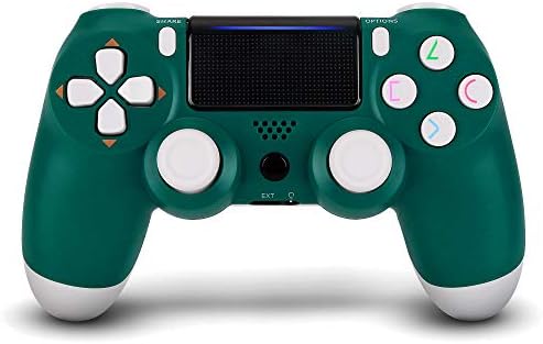 Wireless Controller for PS4, Remote for Sony Playstation 4 with Charging Cable (Alpine Green,New Model)