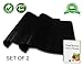 BBQ grill mats, set of 2, as seen on TV, FDA approved, PFOA free, durable non-stick, best for gas, charcoal or electric grills, ideal as baking liner, premium quality, Free Bonus, 100% Guaranteed