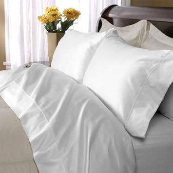4pcs 100 Cotton 60s Sateen Fabric With Luxury Embroidery Bed Linen
