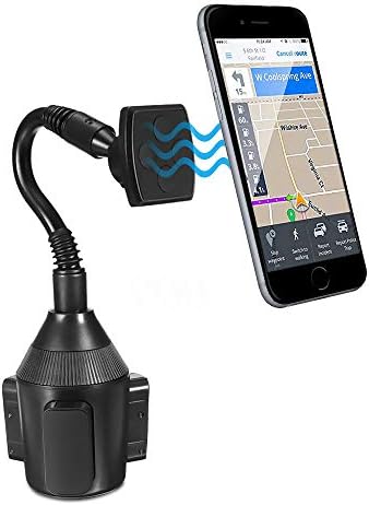 Vicksune Universal Magnetic Car Cup Holder Mount for iPhone X8 8+ 7 7 Plus 6S 6 Plus 5S, Samsung Galaxy S8 S7 S6 Edge S5 Note 7 8 5, Nexus 5/4 Most Cell Phone Smartphone, Tablet and GPS