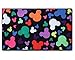 J.Ehonace Mickey Mouse Rugs - Bathroom Rug, Indoor Outdoor Entrance Rug, Kitchen Rug, 18