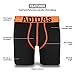 adidas Youth Kids-Boy's Sport Performance Climalite® Boxer Brief Underwear (2-Pack), Black/Grey Sld Red/Black, MEDIUM