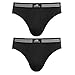 adidas Men's Athletic Stretch Cotton Brief Underwear (2-Pack)