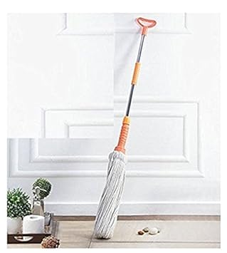 Ivaan Twisty Cotton Microfiber Mop (Multicolour)