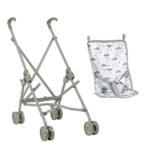 Adora Baby Doll Stroller Twinkle Stars Umbrella Stroller, Fits Dolls