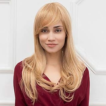 Amazon Com Women S Human Hair Capless Wigs Honey Blonde Medium