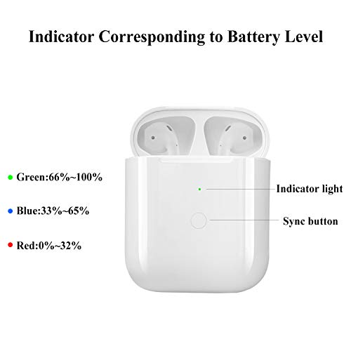 Upgraded Wireless Charging Case Replacement Compatible with for AirPods