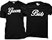 Groom, Bride - Wedding Marriage Matching Couple T-shirts