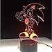 Anime Sonic The Hedgehog Figure 3D Led Table Lamp Flash Effect 7 Colorful Acrylic Visual Illusion USB Led Lights Kids Sleep Lamp