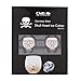 Chill-O Stainless Steel Skull Head Ice Cubes Set of 4 - Whiskey Chillers - Wine Chillers -Beer Chillers