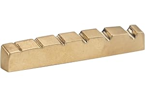 XIYANGJUAN Pre-Slotted Bass guitar Brass nuts 6 string Bass Top Nut 54mm x 6mm