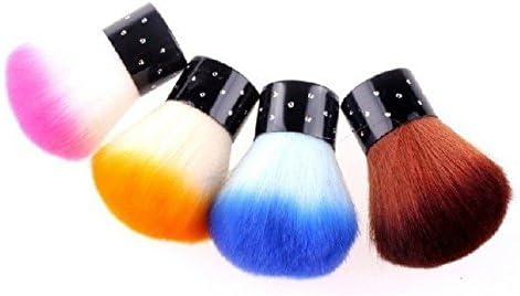 Colorful Nail tools Brush For Acrylic &amp; UV Gel Nail Art Dust Cleaner nail dust brushes