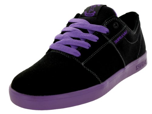black and purple skate shoes