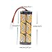 FUZADEL 5000mAh 7.2 Volt Nimh RC Battery Pack for Duratrax Battery 7.2v,traxxas rc Cars Electric, Electric Rc Monster Trucks,Traxxas, LOSI, Associated, HPI, Tamiya, Kyosho with Tamiya Connectors