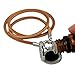 Genuine Leather Essential Oil Diffuser Necklace/Bracelet Wrap with Leakproof Locket - Hypoallergenic 316L Surgical Grade Stainless Steel 25mm Aromatherapy Jewelry 5 Reusable Pads, Microfiber Pouch