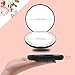 Lighted Travel Makeup Mirror, 1x/10x Magnifying Mirror, Handheld Folding Compact Mirror with LED Lights for Cosmetic, Camping, Personal Use and Travel